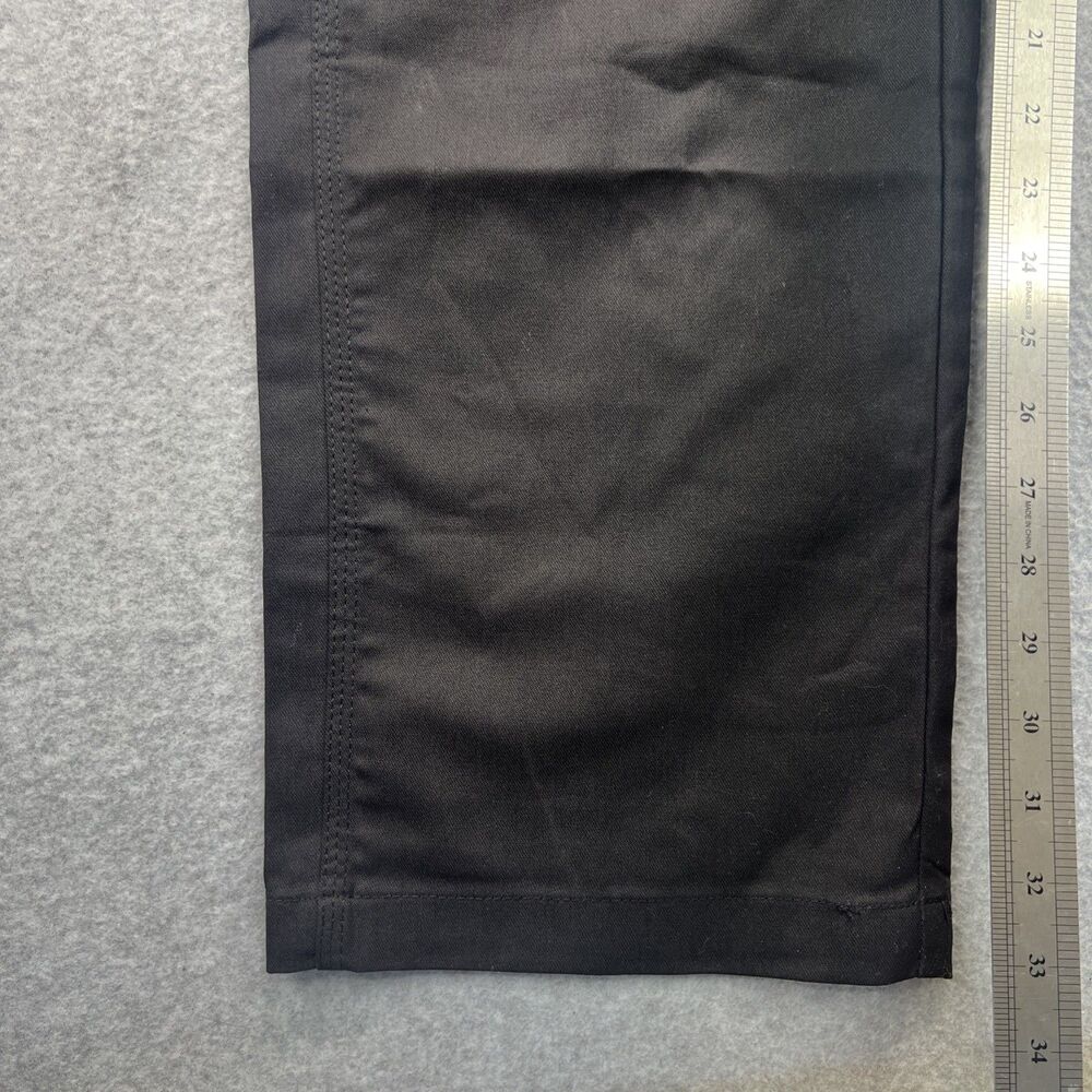 Dickies Flex Active Waist Twill Cargo Work Pant 34x34 (34x33) Black Straight Leg - Picture 6 of 15